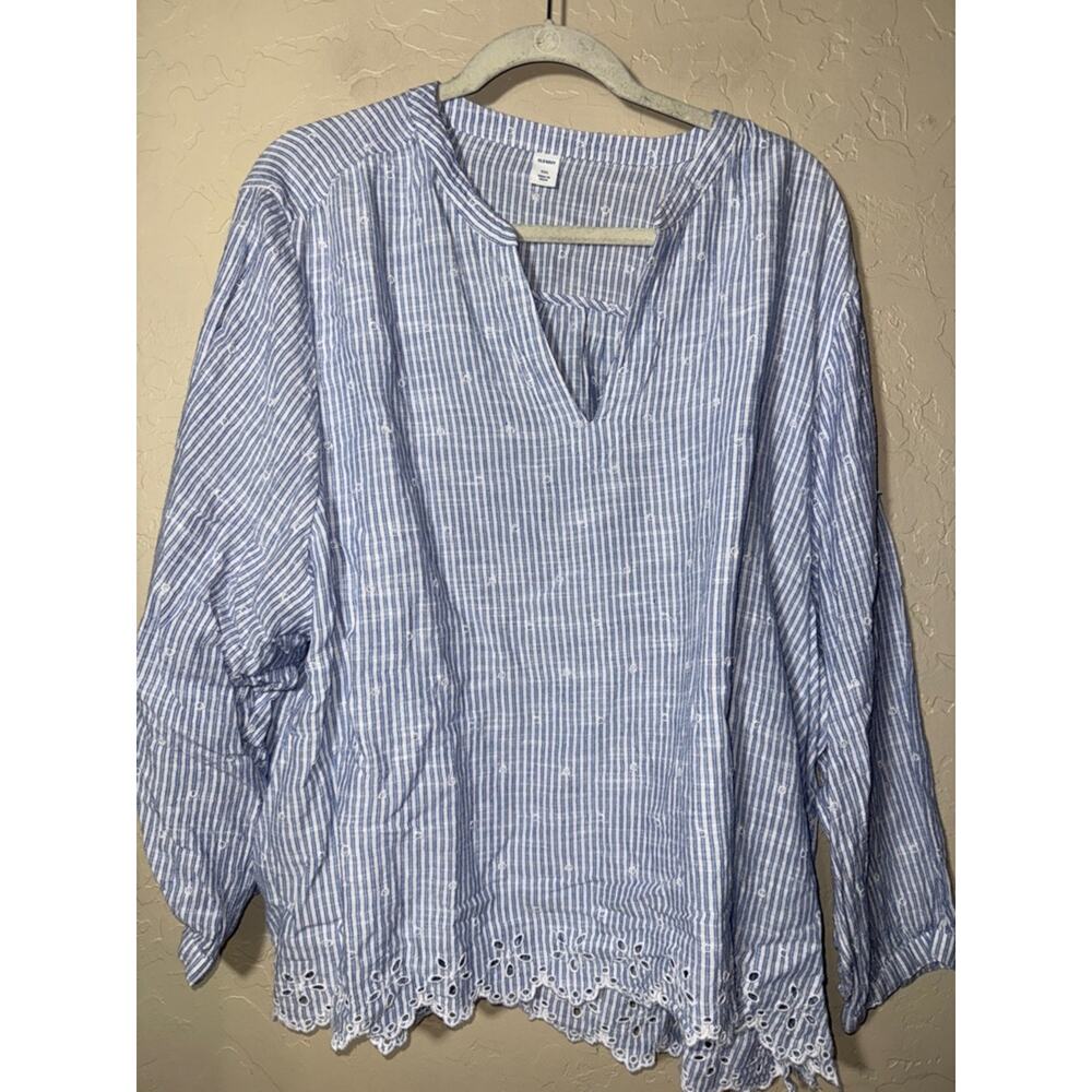 Old navy plus size XXL peasant tops set of 2 - Picture 5 of 10